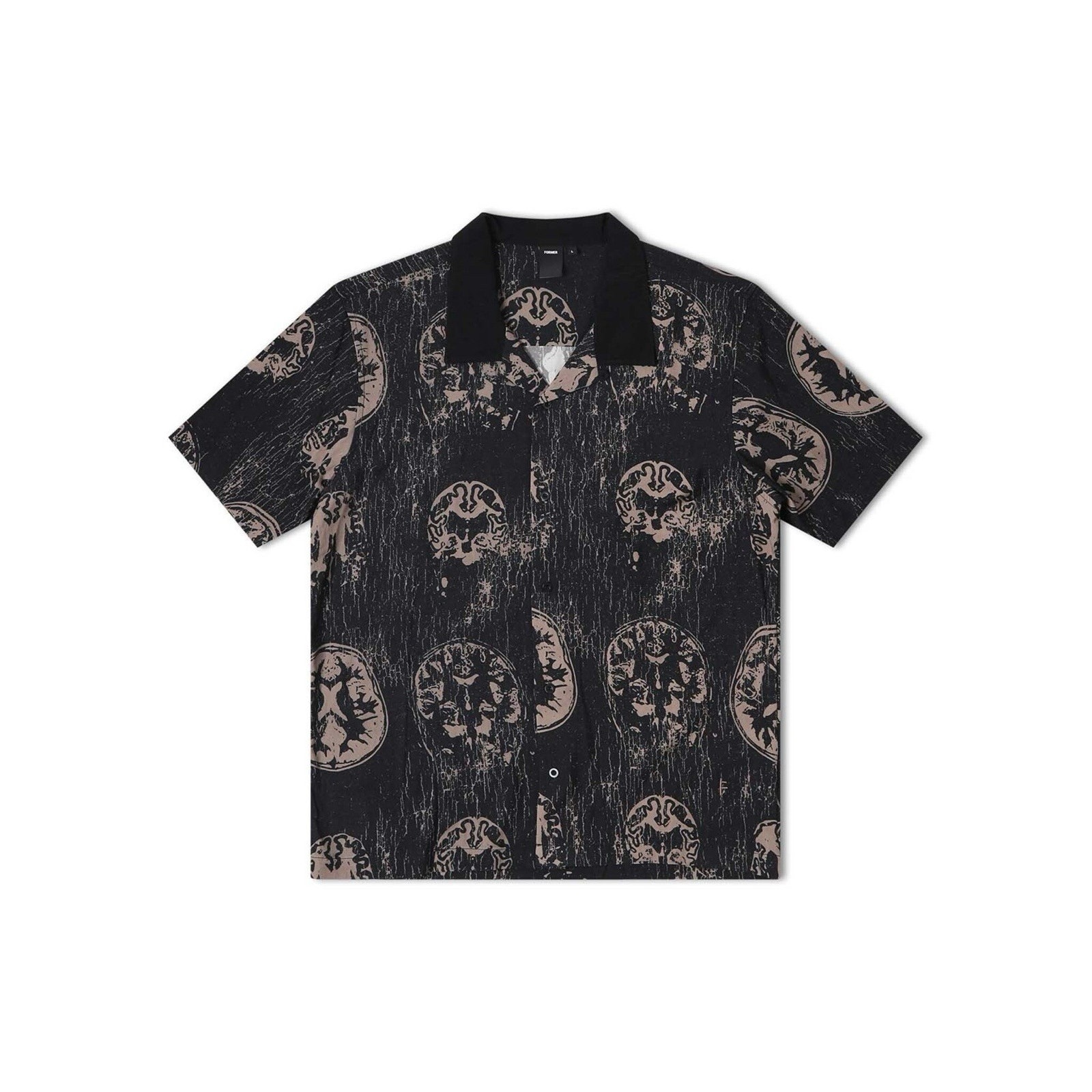 Former Marilyn Brainscan Short Sleeve All Over Print Button Up Sz M Streetwear — image 3 of 8